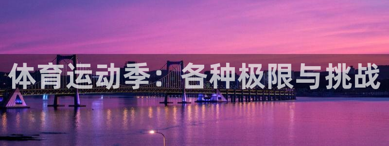 vsport体育官网下载平台注册：体育运动季：各种极