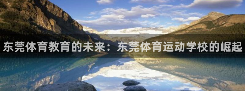 vsport体育官网下载平台是正规平台吗：东莞体育教育的未来